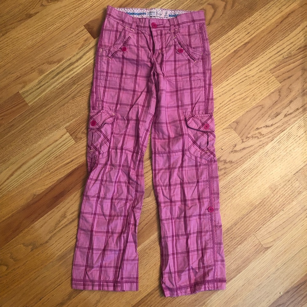 TCP Pink Plaids Cargo pants
